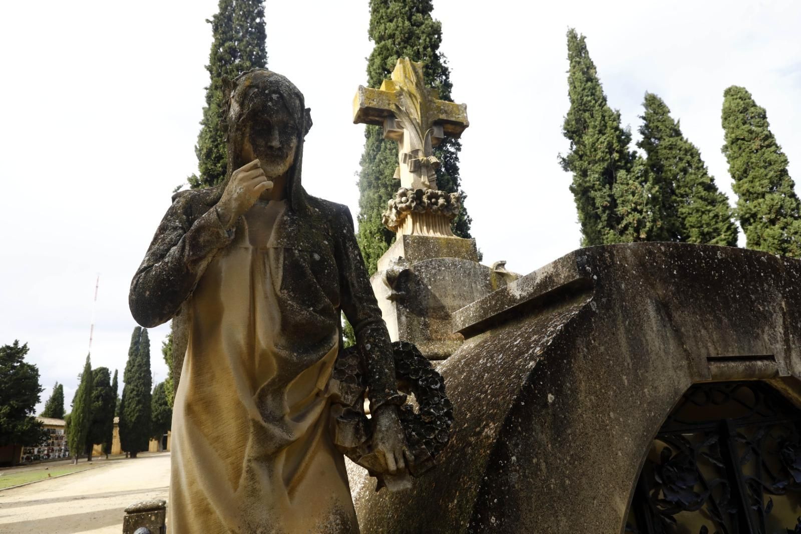 En imágenes | El cementerio de Zaragoza, un museo al aire libre que se engalana para el Día de Todos los Santos