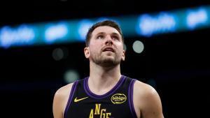 Luka Doncic, en acción con Lakers