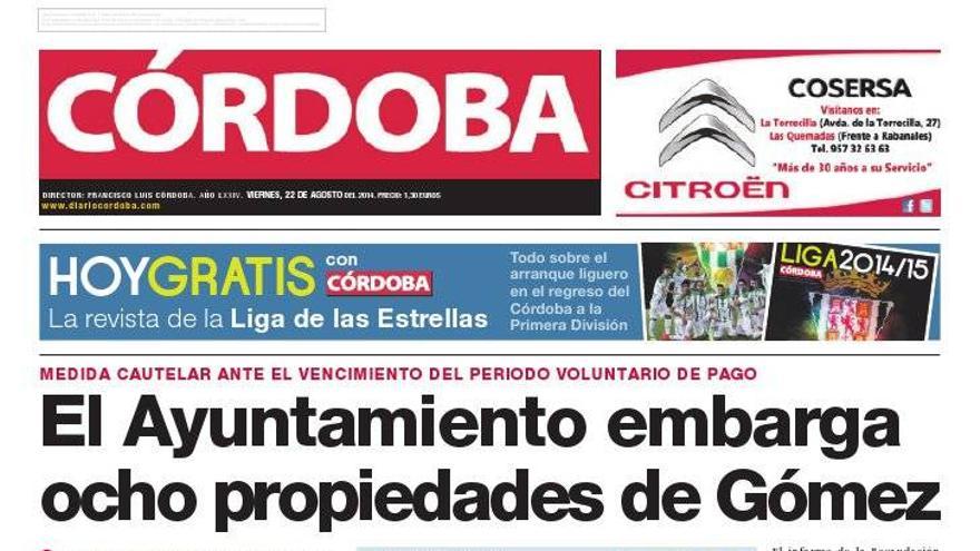 La portada de CÓRDOBA