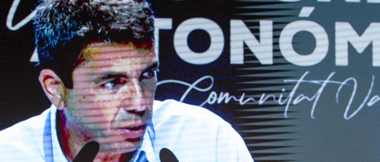 Carlos Mazón, el sábado, en el congreso regional del PPCV.