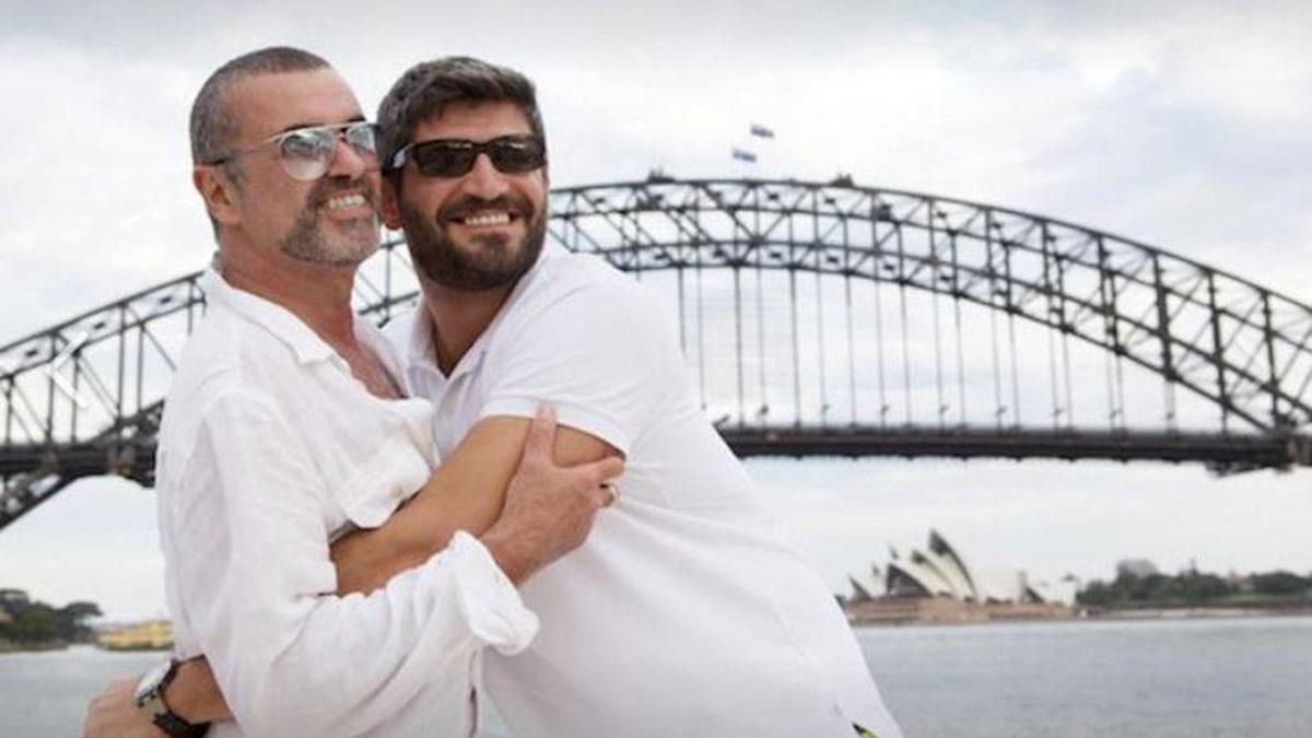 George Michael y Fadi Fawaz juntos