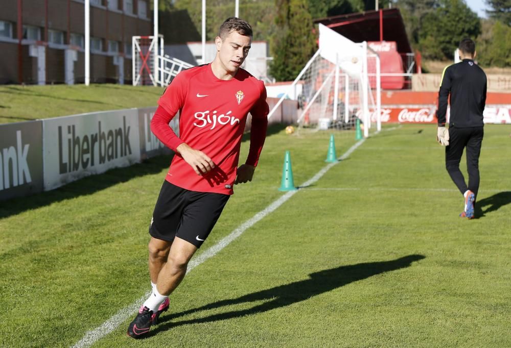 Entrenamiento del Sporting