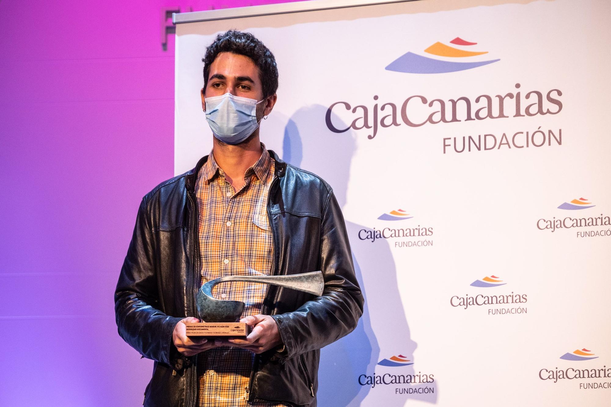 Entrega de los premios culturales de CajaCanarias 2020