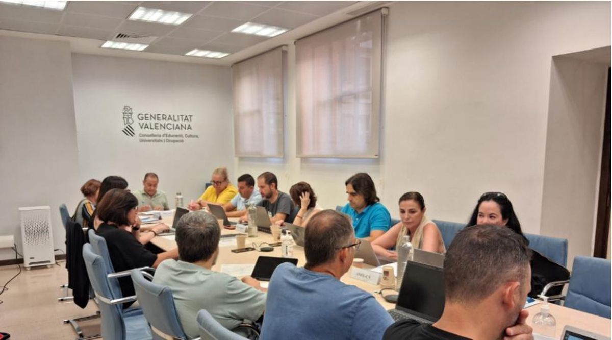 Educación se reúne con los sindicatos en la mesa sectorial, este jueves.