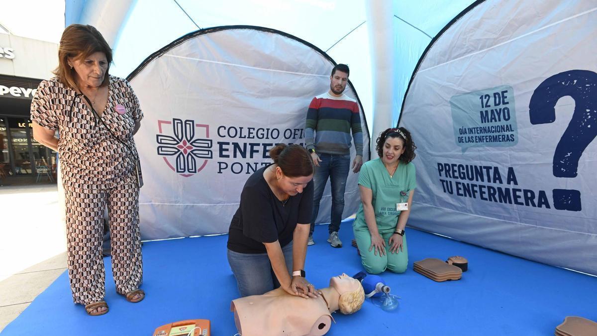 Una actividad de primeros auxilios.