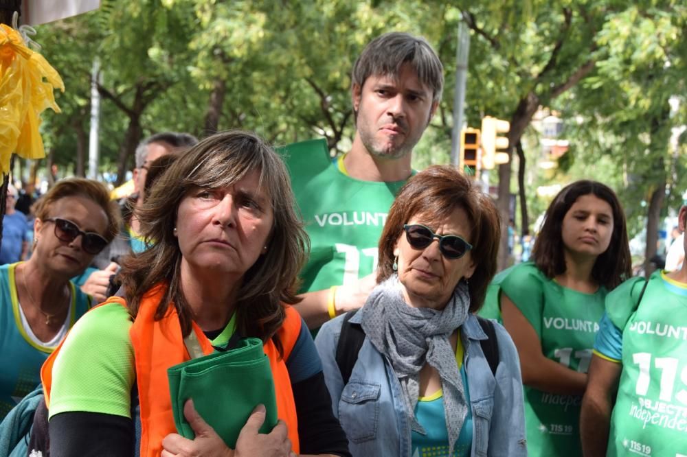 Berguedans a la manifestació de la Diada