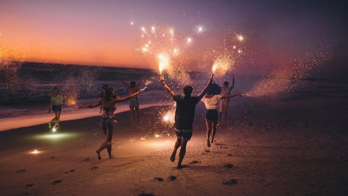 Fiesta en la playa