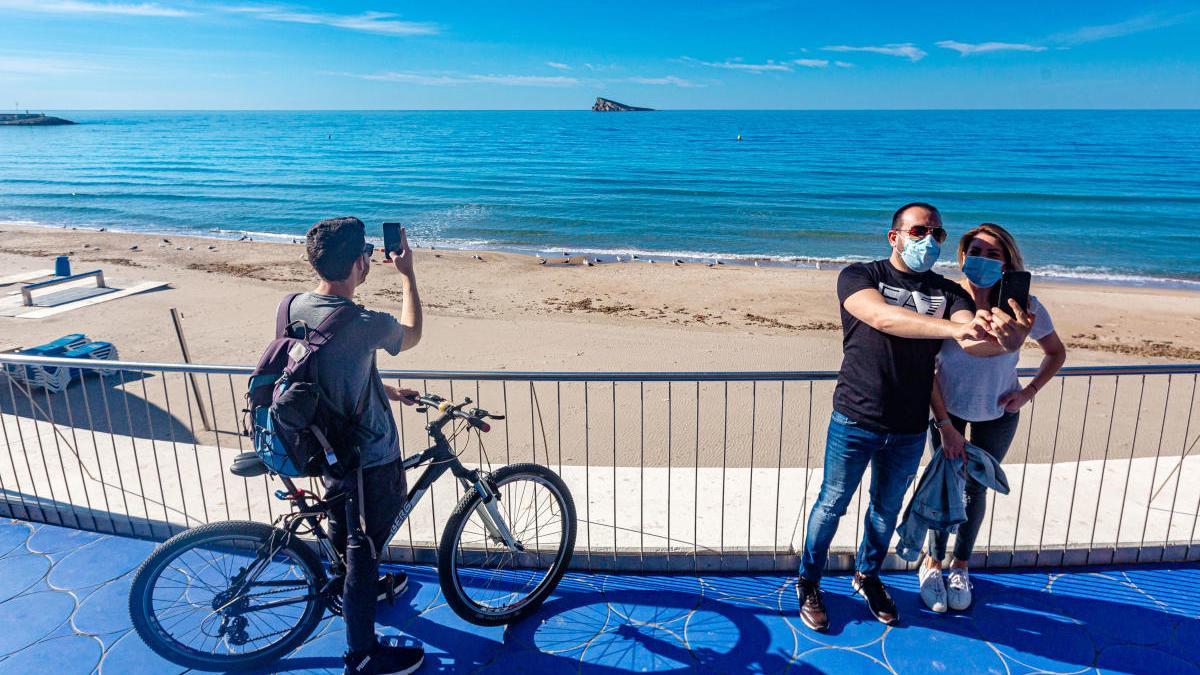 Imagen de Benidorm, donde el termómetro subirá hoy a 25 grados