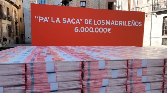 Campaña &quot;Pa' la saca&quot; del PSOE del Ayuntamiento de Madrid.