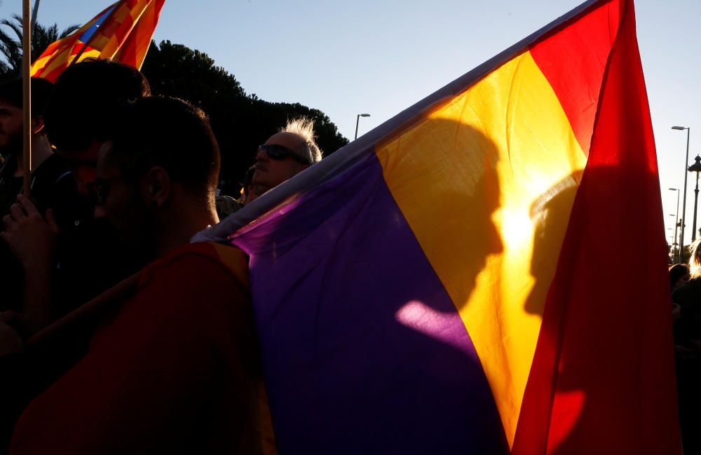 Protestas en los Premios Princesa de Girona