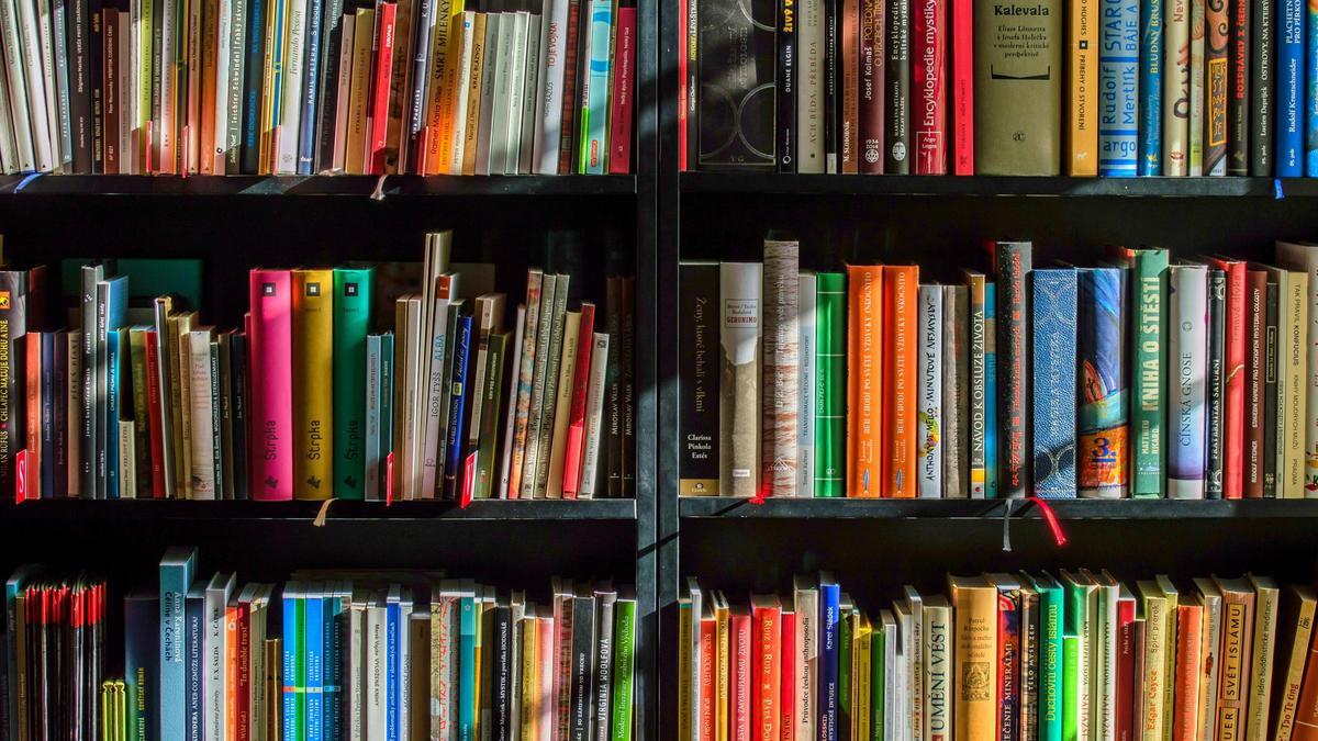 Libros en la estantería de una librería en una imagen de archivo.