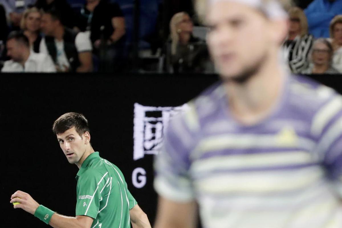 Final del Open de Australia: Thiem-Novak Djokovic