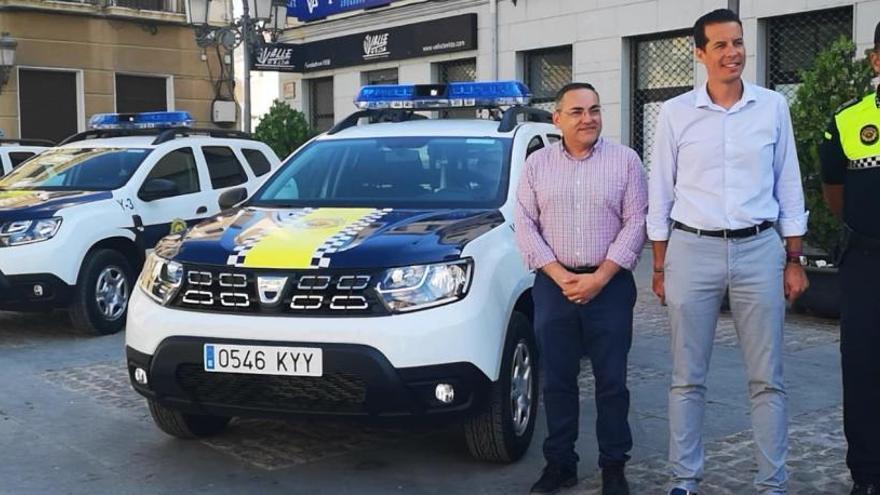 La presentación de los nuevos vehículos policiales