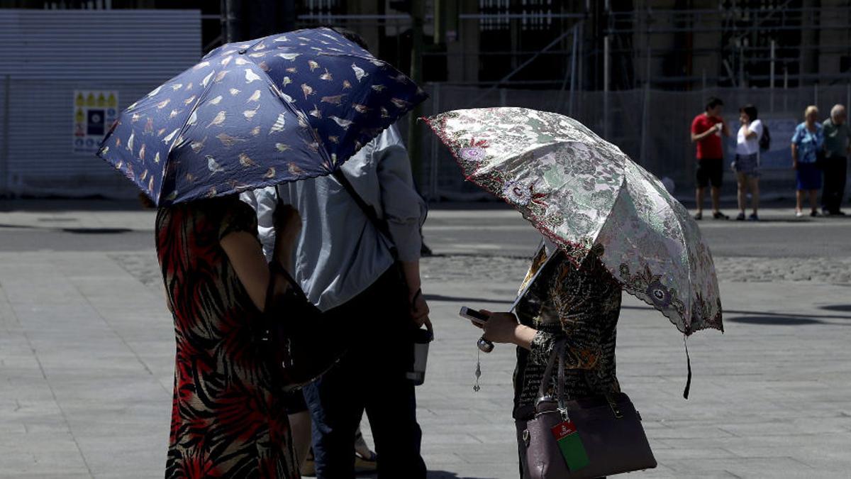 El calor aprieta en Madrid.