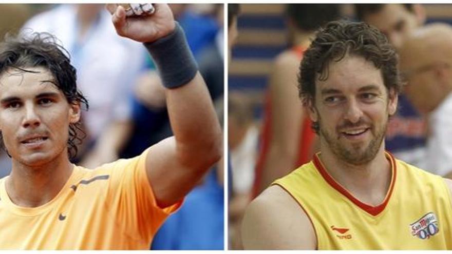 Rafa Nadal y Marc Gasol.