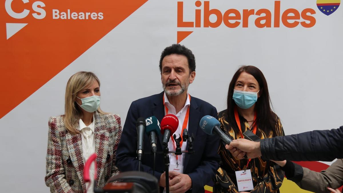 Edmundo Bal, junto a Patricia Guasp, ha participado hoy en la convención autonómica de Ciudadanos.