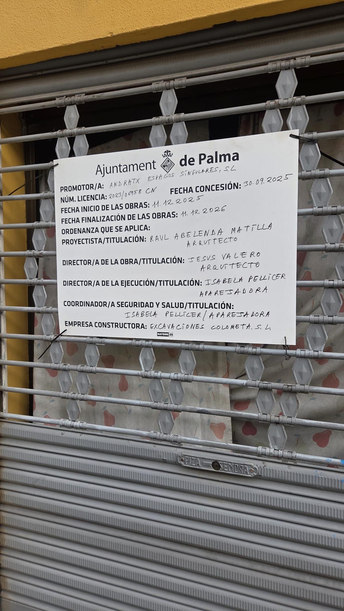 La obra tiene que estar terminada a finales del año próximo