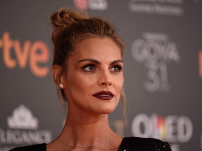 Premios Goya 2017: detalle del maquillaje de Amaia Salamanca