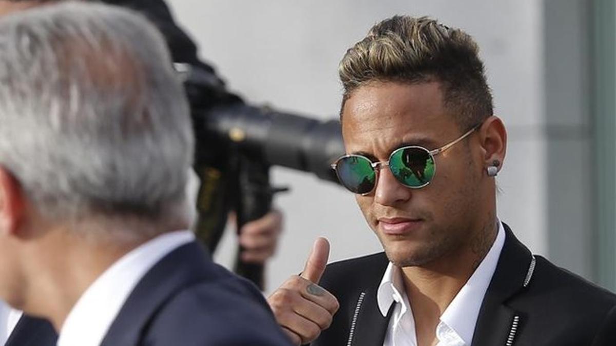 Neymar declaró en la Audiencia Nacional