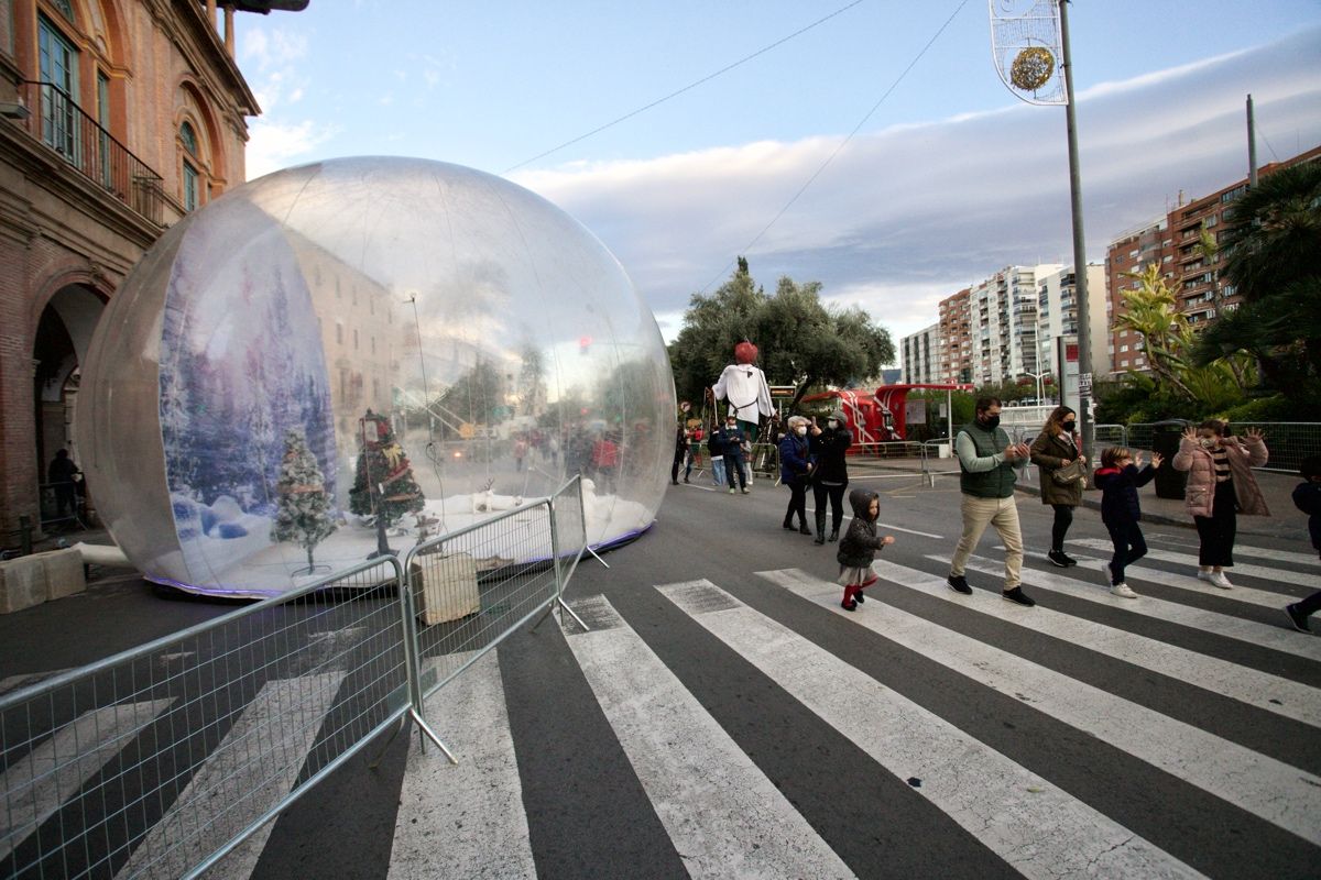 Cabalgata estática de los Reyes Magos en Murcia