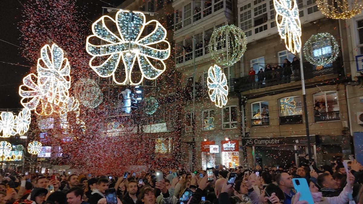 La Navidad ya luce en Vigo.