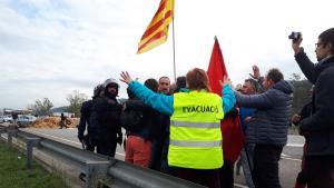  Talls en carreteres per vaga general a Catalunya