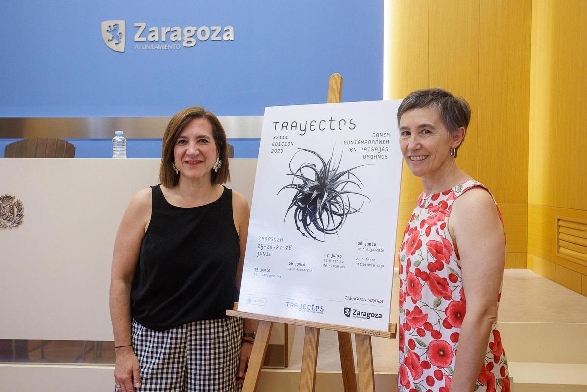 Sara Fernández y Natividad Buil, este miércoles en el ayuntamiento.