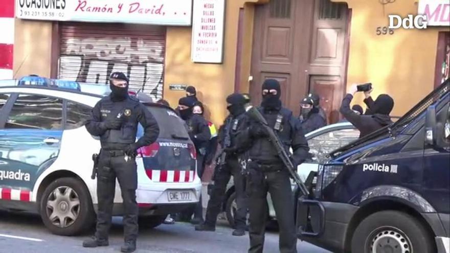 Almenys 14 detinguts en una operació antigihadista a Barcelona i Igualada