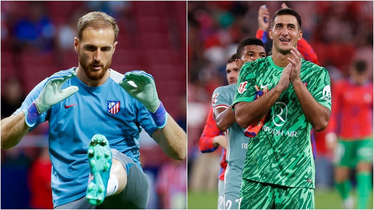Oblak y Juan Musso, porteros del Atlético de Madrid