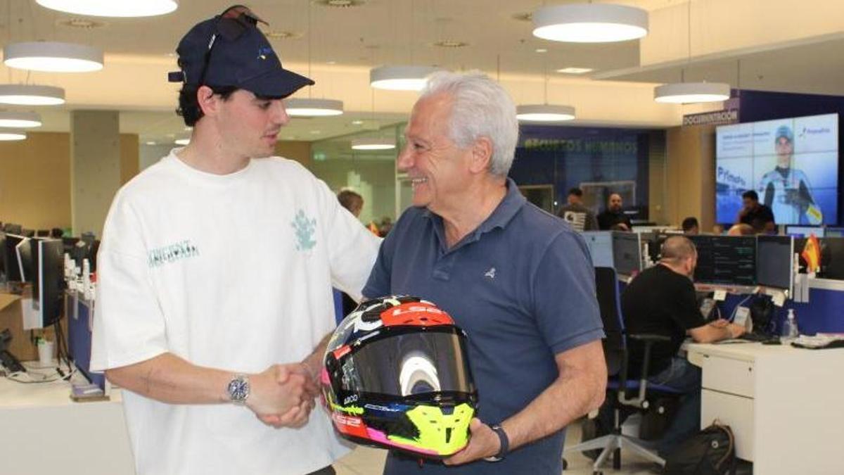 Fermín Aldeguer junto a José Esteban Conesa, presidente de Primafrio.