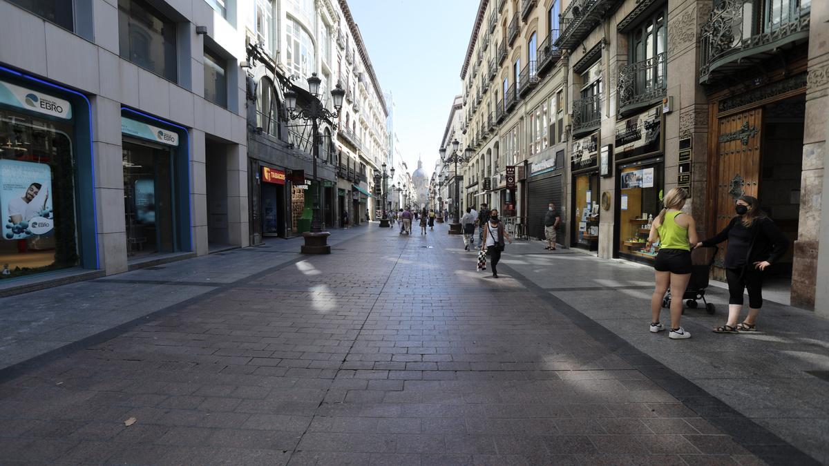 La calle Alfonso de Zaragoza.