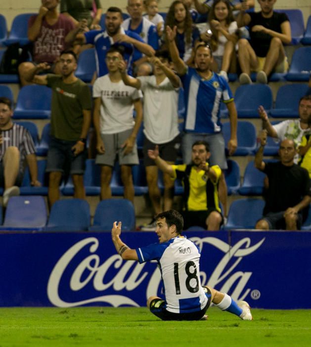 El Hércules genera dudas en su puesta de largo en el Rico Pérez al verse superado por el Villarreal B