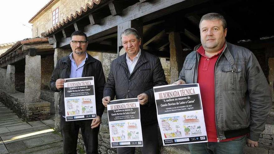 Méndez, Varela y Vilariño en la presentación del evento. // Bernabé/Javier Lalín