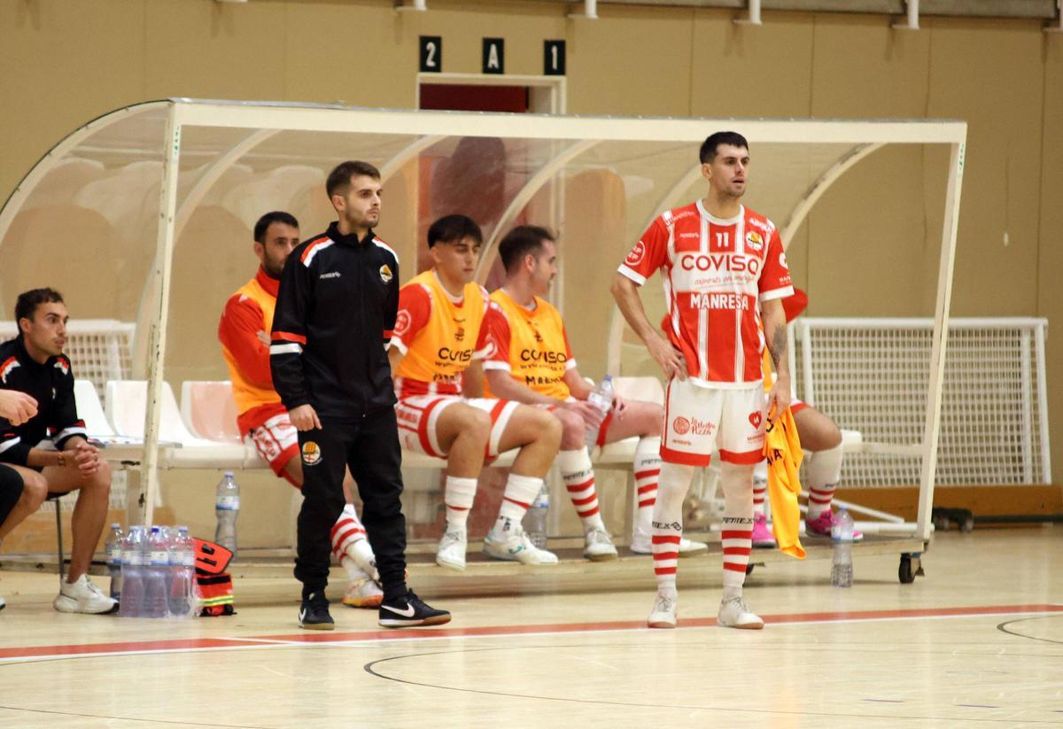 Jairo Molero, en el seu debut a la banqueta al Pujolet