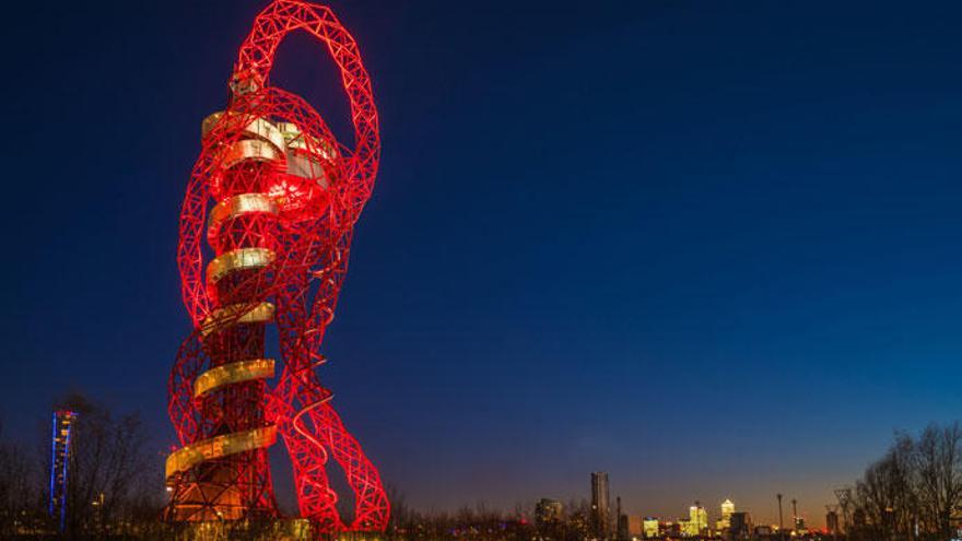 El tobogán ArcelorMittal Orbit de Londres.