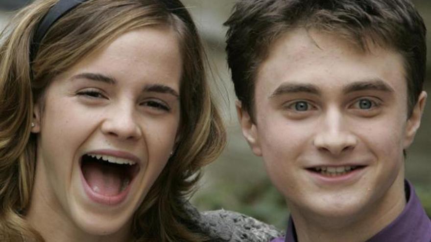 Daniel Radcliffe y Emma Watson.