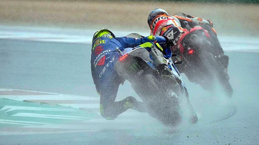 Mir, ayer en Misano, donde finalizó segundo en la FP1. | SUZUKI