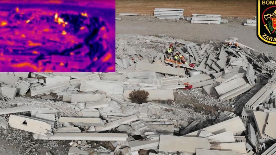 Vídeo 2 del simulacro de terremoto para presentar la nueva Sala de Crisis de los Bomberos de Zaragoza