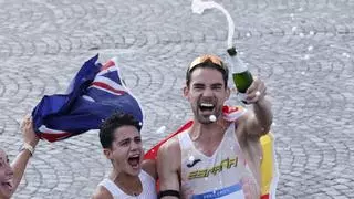 Los marchadores Álvaro Martín y María Pérez ganan el oro en la prueba mixta de 42 km