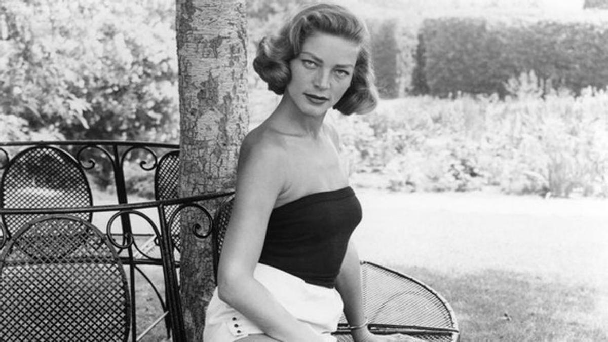 Lauren Bacall fue bautizada como 'La mirada de Hollywood'.