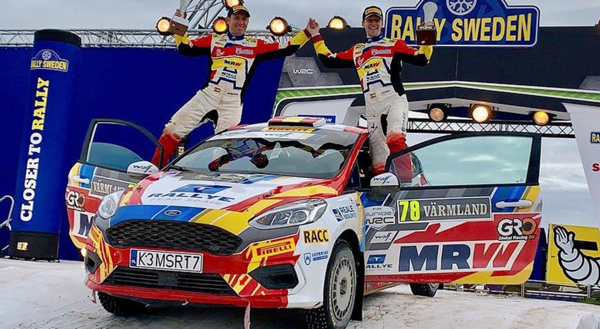 Jan Solans debuta con un podio en el Mundial júnior de rallies