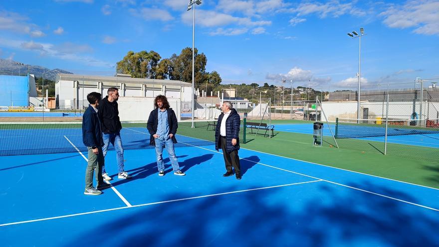 Inca: Finalizan las obras de renovación de las pistas de tenis municipales