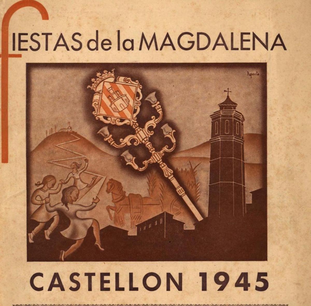 portada del programa de festes de 1945.