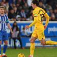 Christensen, durante el partido en Mendizorroza