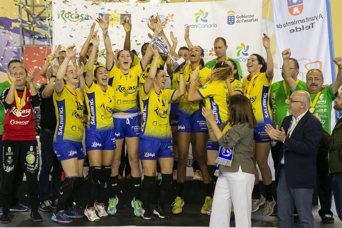 12.05.19. Telde, Gran Canaria. Balonmano femenino temporada 2018-19. Rocasa Gran Canaria-Pogon Szczcin. Final EHF Challenge Cup. Pabellón Rita Hernández . Foto Quique Curbelo  | 12/05/2019 | Fotógrafo: Quique Curbelo