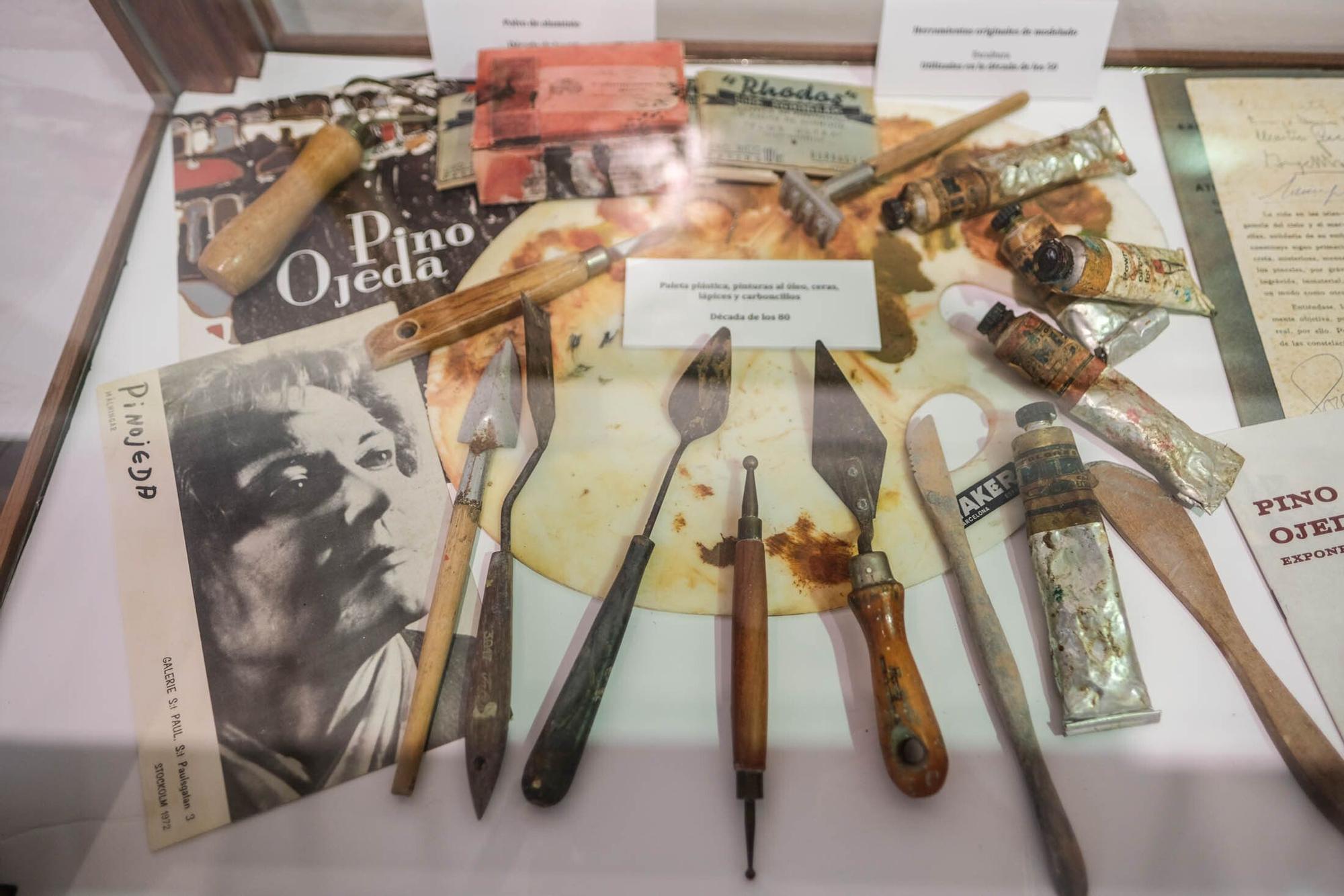 Sala dedicada a la escritora Pino Ojeda en el museo municipal de Arucas