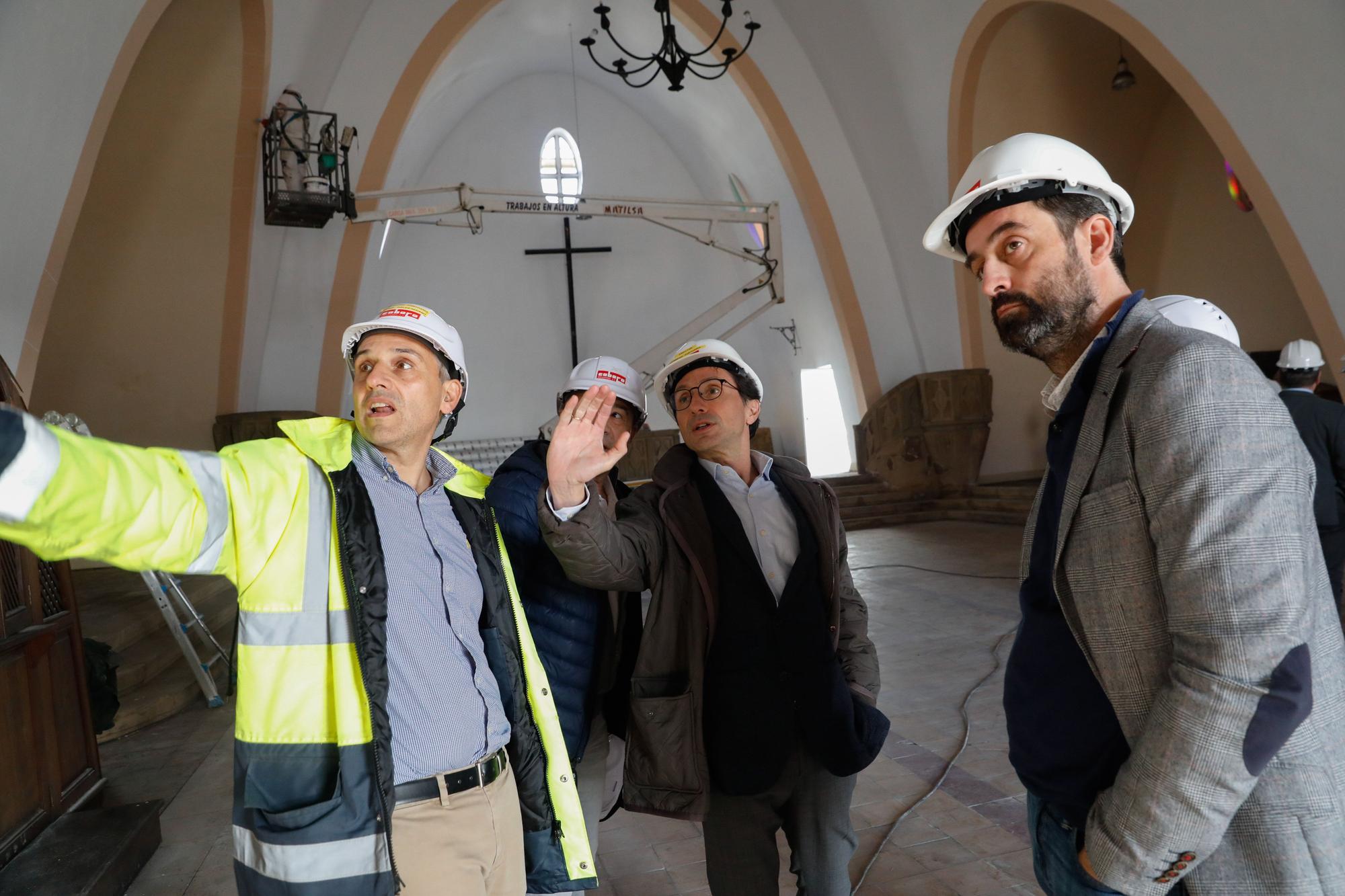 Las obras de conservación de la iglesia de San Juan, a paso acelerado