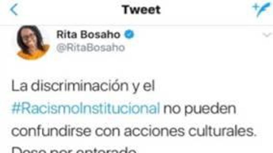 El tweet de la polémica.