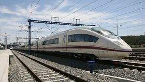 Un tren AVE en España