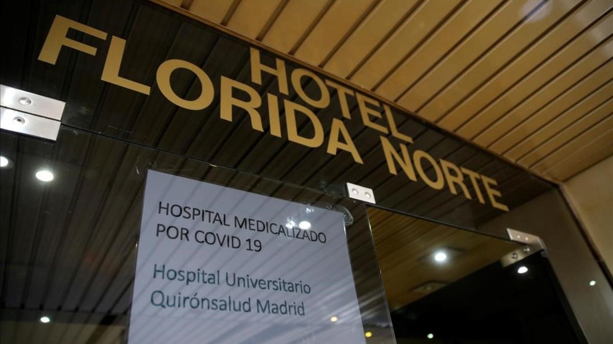 Hotel City House, en Madrid, sanitarizado para la recuperación de pacientes de coronavirus.